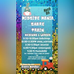 Midsize Mania Share Show Train w/feature @taste_isnt_taute & meadie78